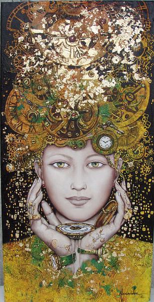 l'heure c'est l'heure (30x60) (vendu).jpg